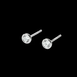 1/4 Carat Round Diamond Bezel Studs