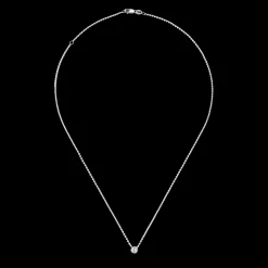 1/4 Carat Round Diamond Necklace