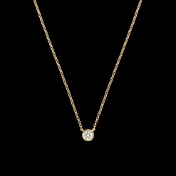 1/4 Carat Round Diamond Necklace