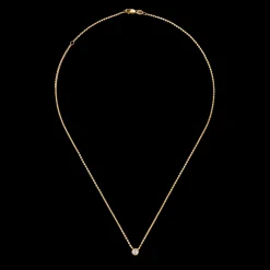 1/4 Carat Round Diamond Necklace