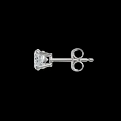 1 Carat Round Diamond Studs