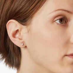 1/2 Carat Round Diamond Studs