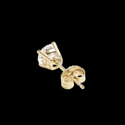 1 Carat Round Diamond Studs