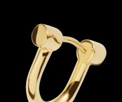 Bike Lock Huggie Earrings