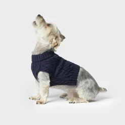 Cable Knit Dog Sweater