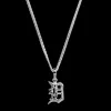 Chunky Detroit "D" Necklace