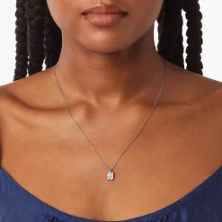 Detroit "D" Charm Necklace