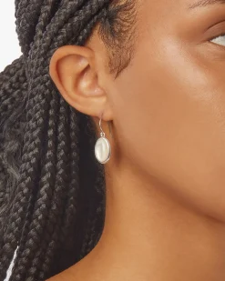 Heirloom Mother Of Pearl Drop Earrings