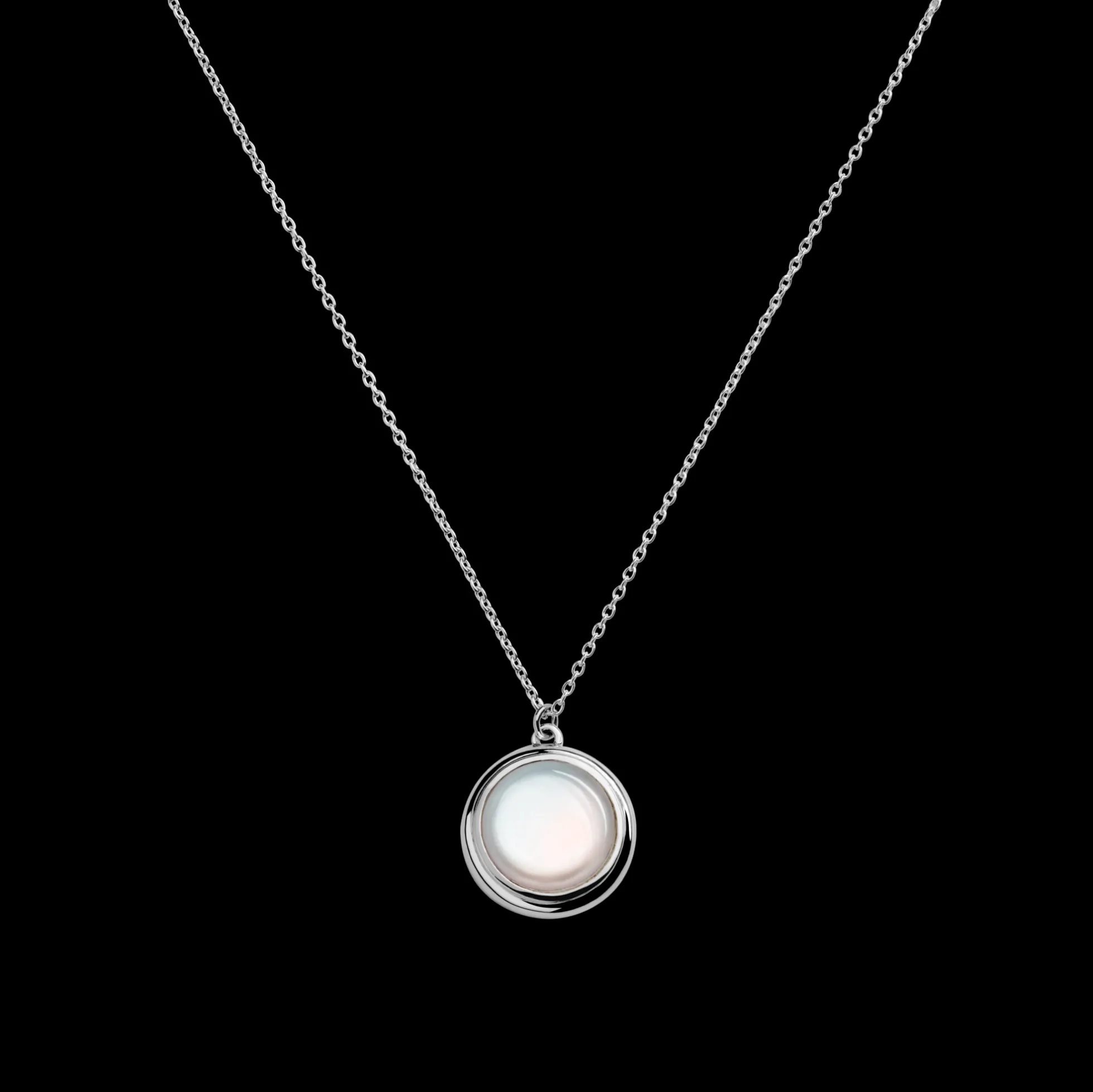 Heirloom Mother of Pearl Pendant Necklace