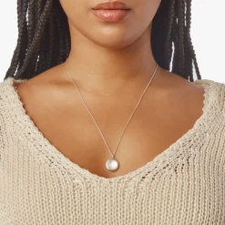 Heirloom Mother of Pearl Pendant Necklace
