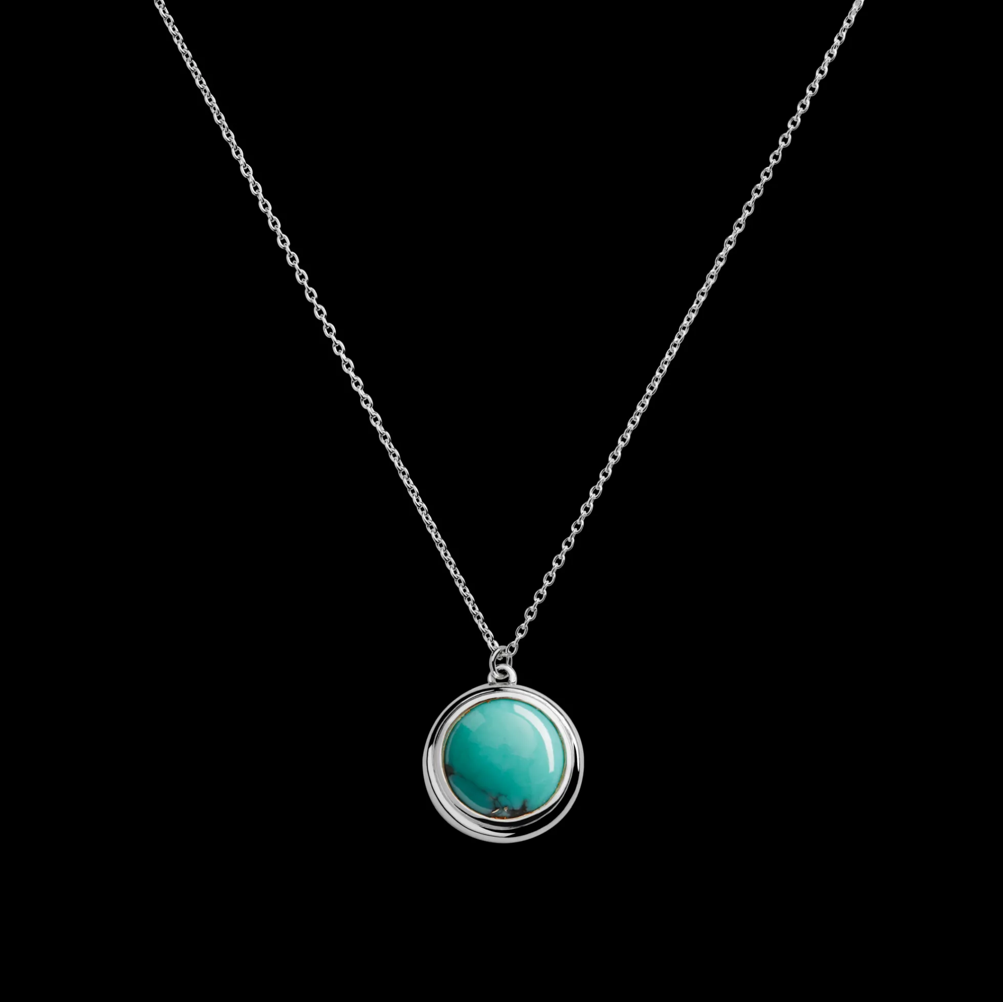 Heirloom Turquoise Pendant Necklace