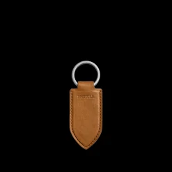 Leather Monogram Key Fob