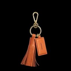 Leather Tassel Keychain