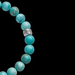 8mm Beaded Bracelet Turquoise