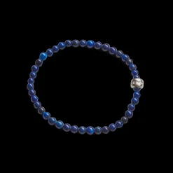 4mm Beaded Lapis Bracelet