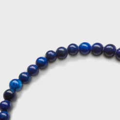 4mm Beaded Lapis Bracelet