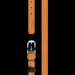 8mm Black Double Wrap Leather Watch Strap