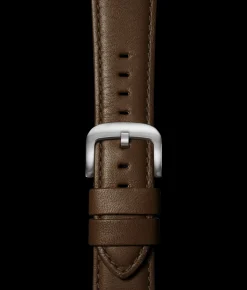 20mm Black Leather Apple Watch Strap