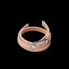 8mm Blush Double Wrap Leather Watch Strap
