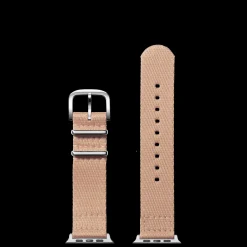 20mm Blush Split Nylon Apple Watch Strap