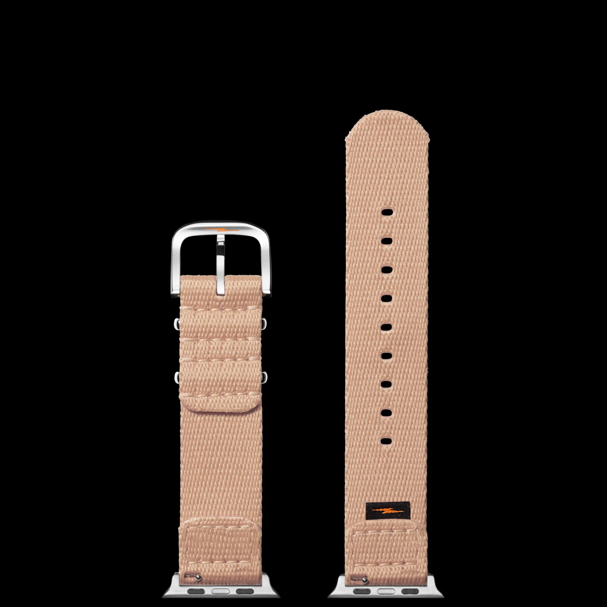 20mm Blush Split Nylon Apple Watch Strap