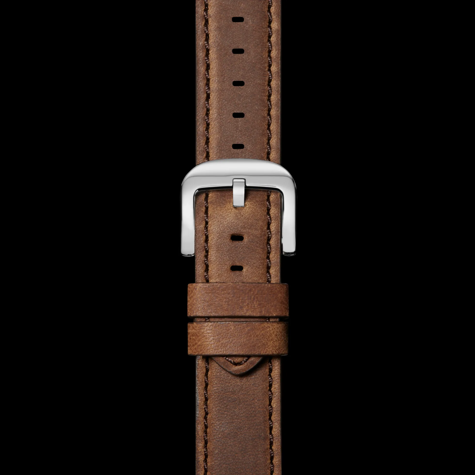 24mm British Tan Leather Watch Strap (XL)