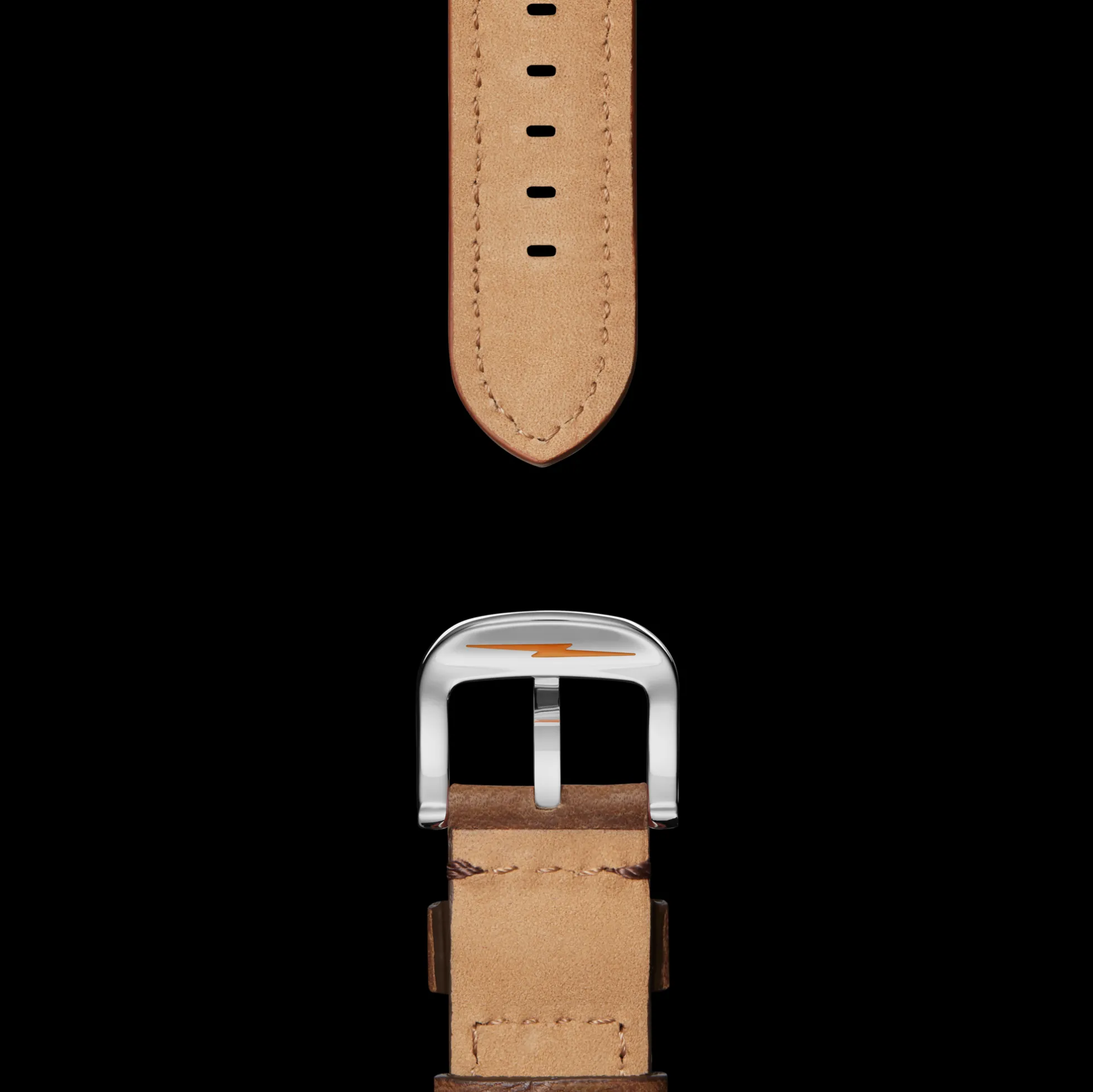 24mm British Tan Leather Watch Strap (XL)