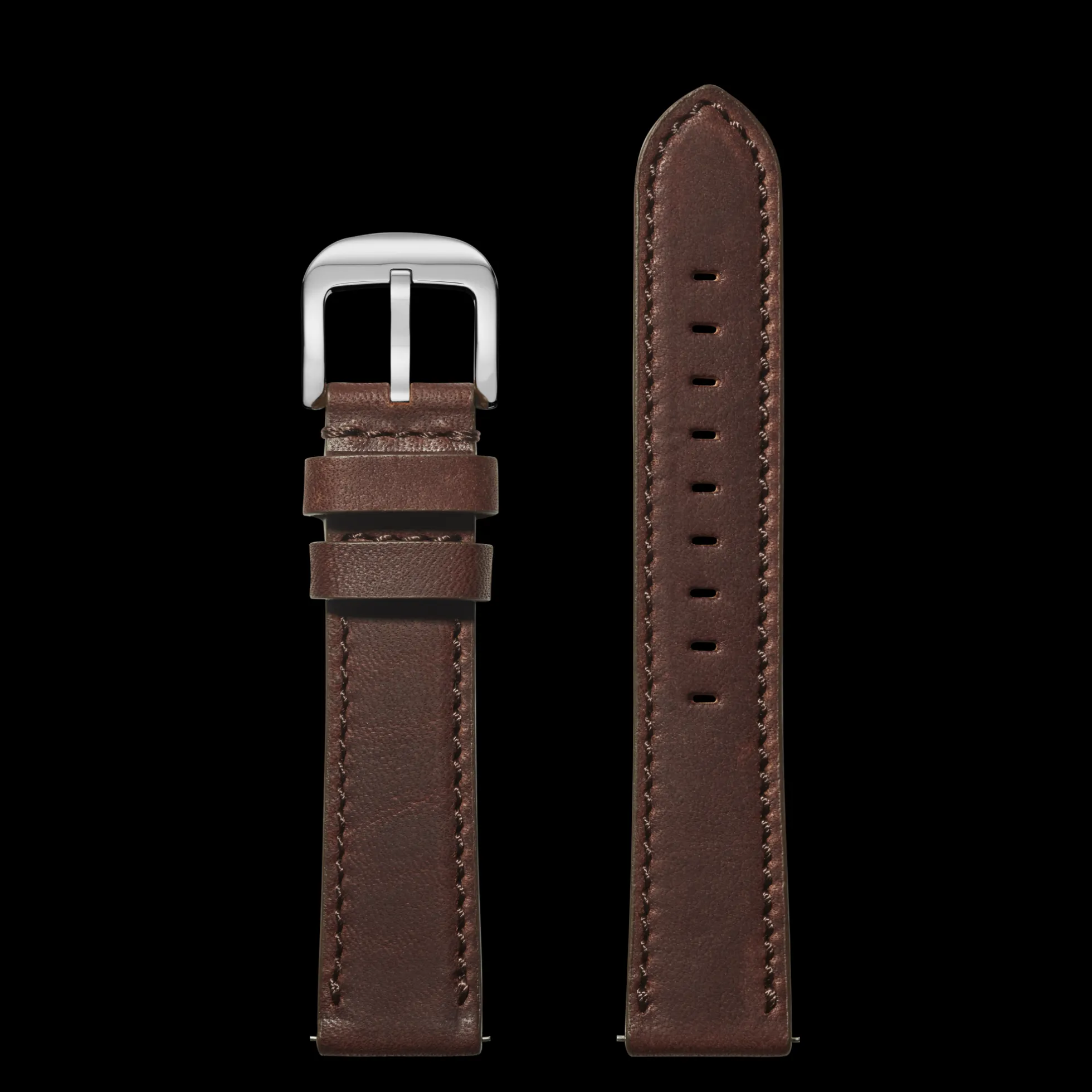 20mm Cattail Leather Watch Strap (XL)