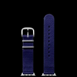 20mm Dark Navy Split Nylon Apple Watch Strap