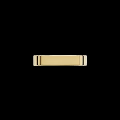 4mm Flat Yellow Gold Band
