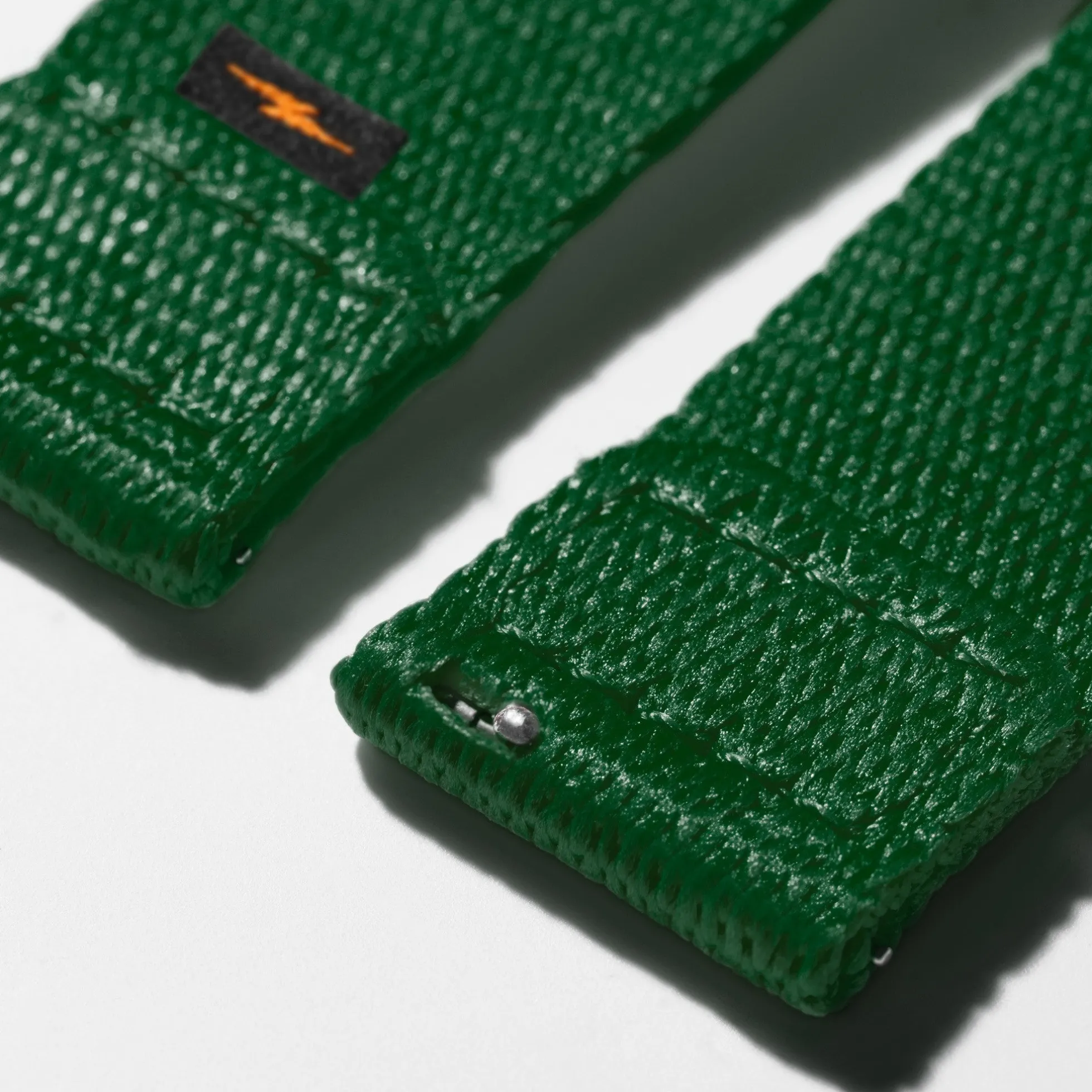20mm Green Split Nylon Apple Watch Strap