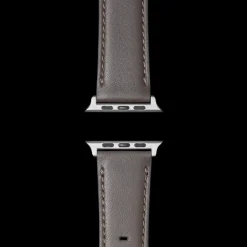 20mm Heather Gray Leather Apple Watch Strap