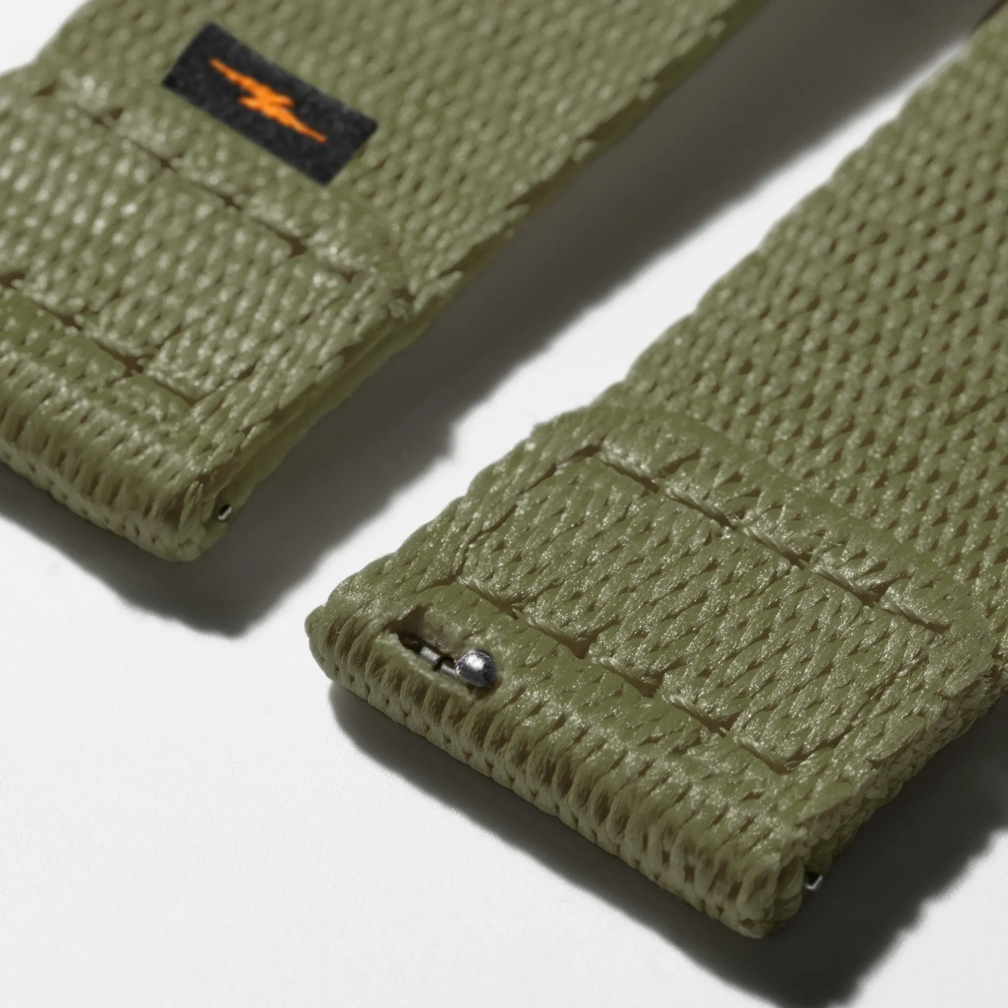 20mm Khaki Split Nylon Apple Watch Strap