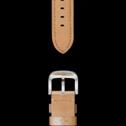 24mm Natural Leather Watch Strap