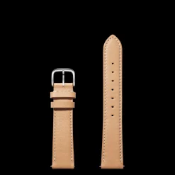 18mm Natural Leather Watch Strap