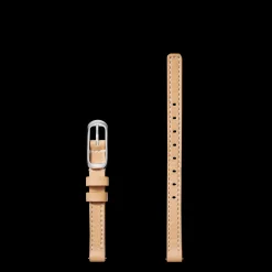 8mm Natural Leather Watch Strap