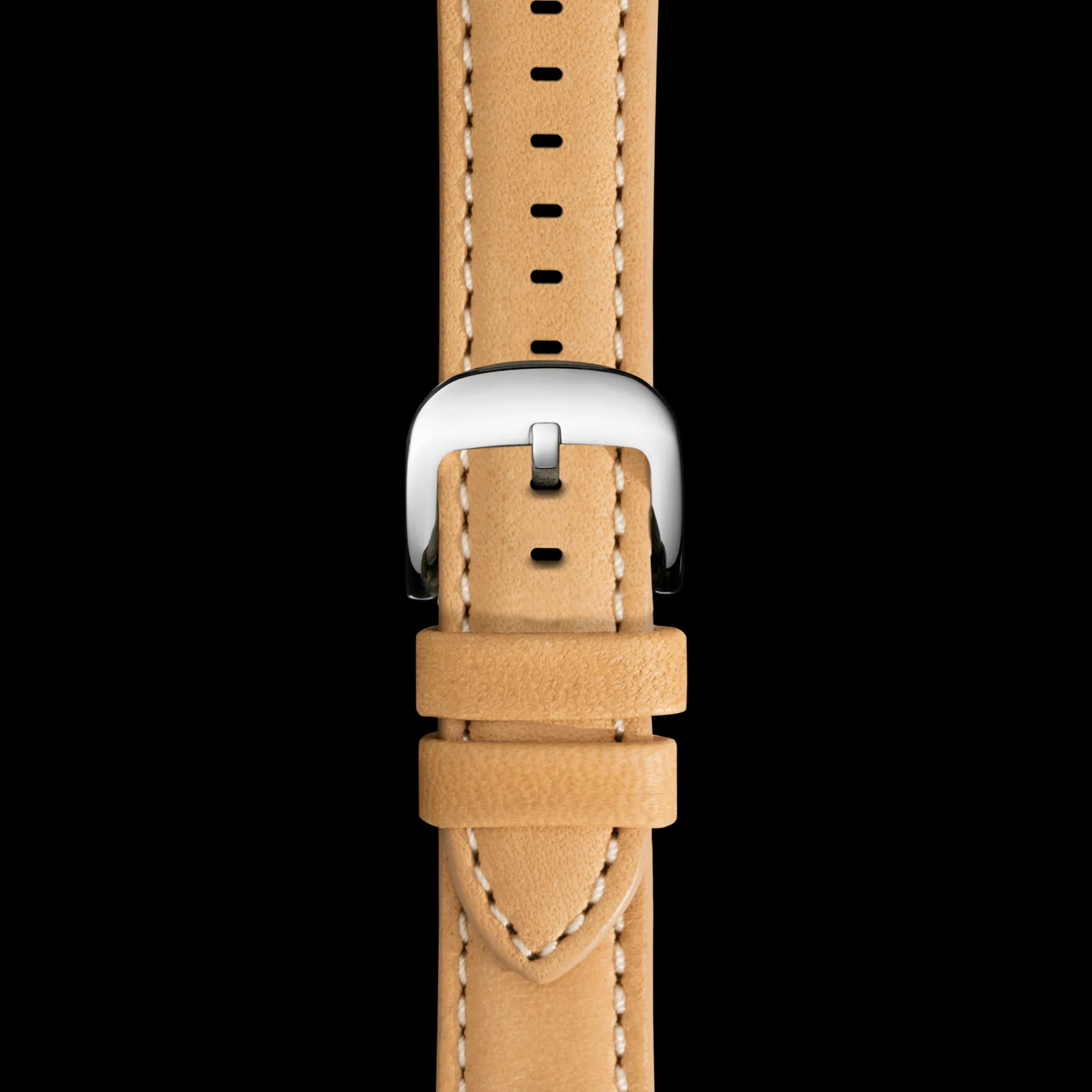 18mm Natural Leather Watch Strap