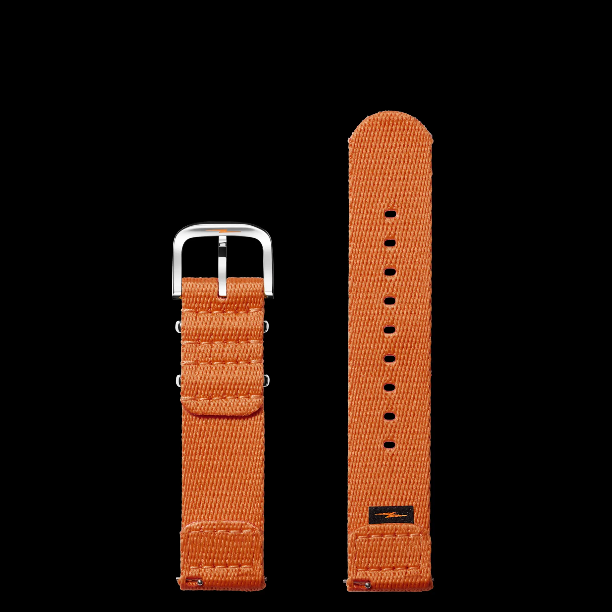 20mm Orange G10 Nylon Watch Strap