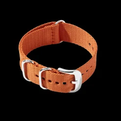22mm Orange G10 Nylon Watch Strap
