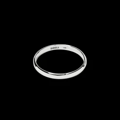 2mm Round White Gold Band