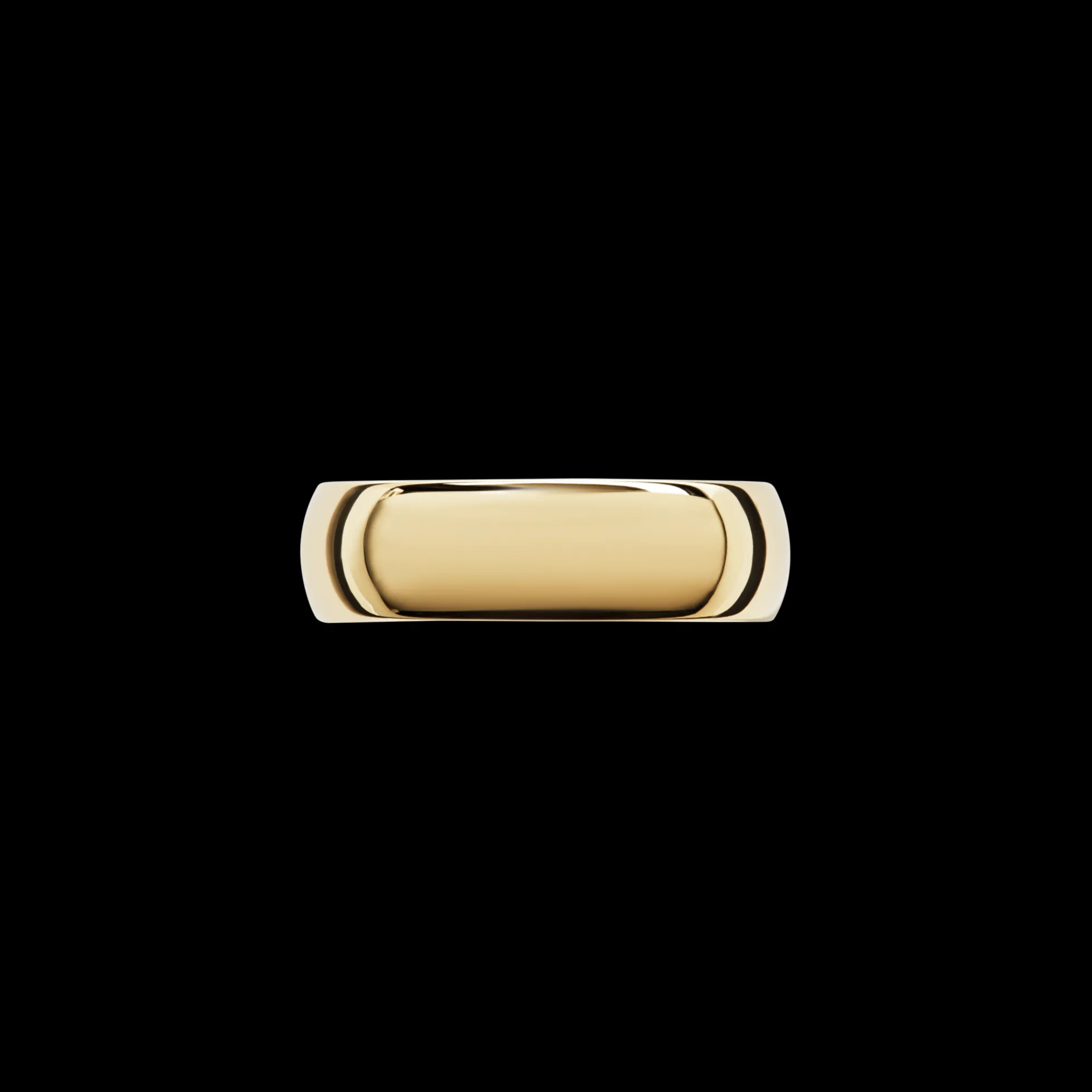 6mm Round Yellow Gold Band