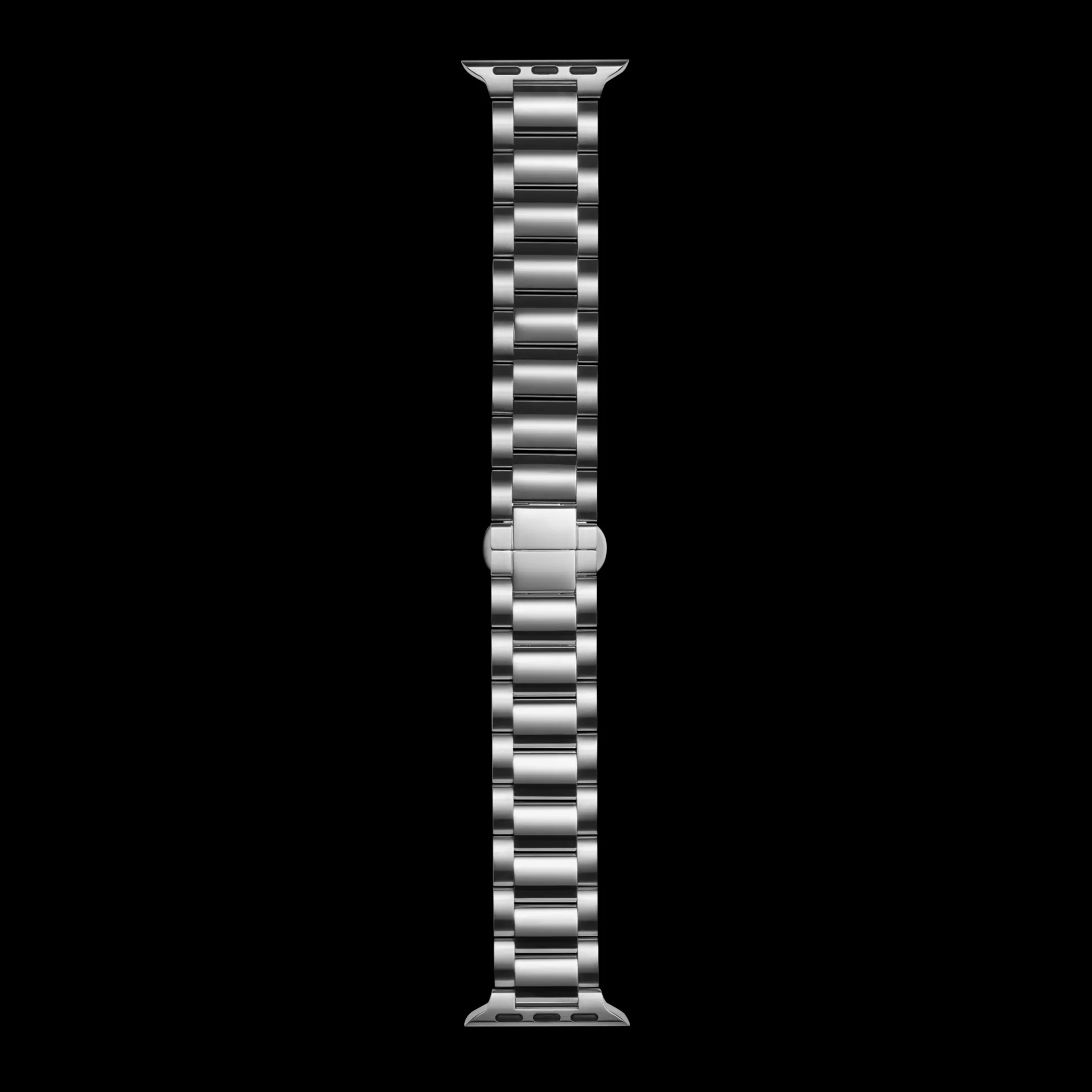 20mm Stainless Steel 3-Link Apple Watch Bracelet