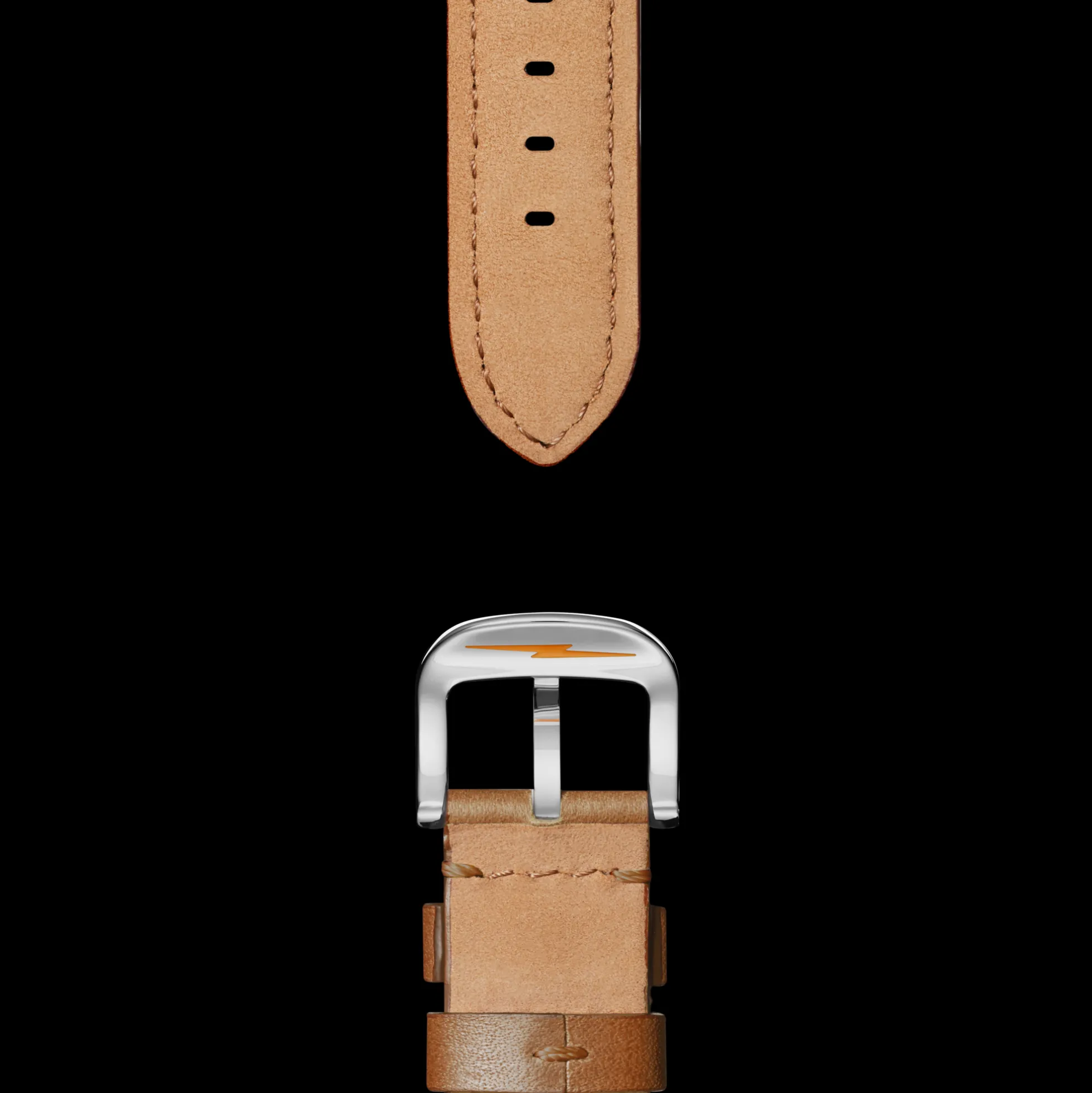 24mm Tan Leather Watch Strap