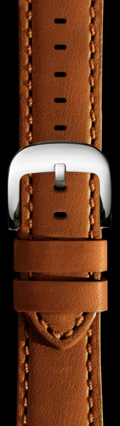 18mm Tan Leather Watch Strap
