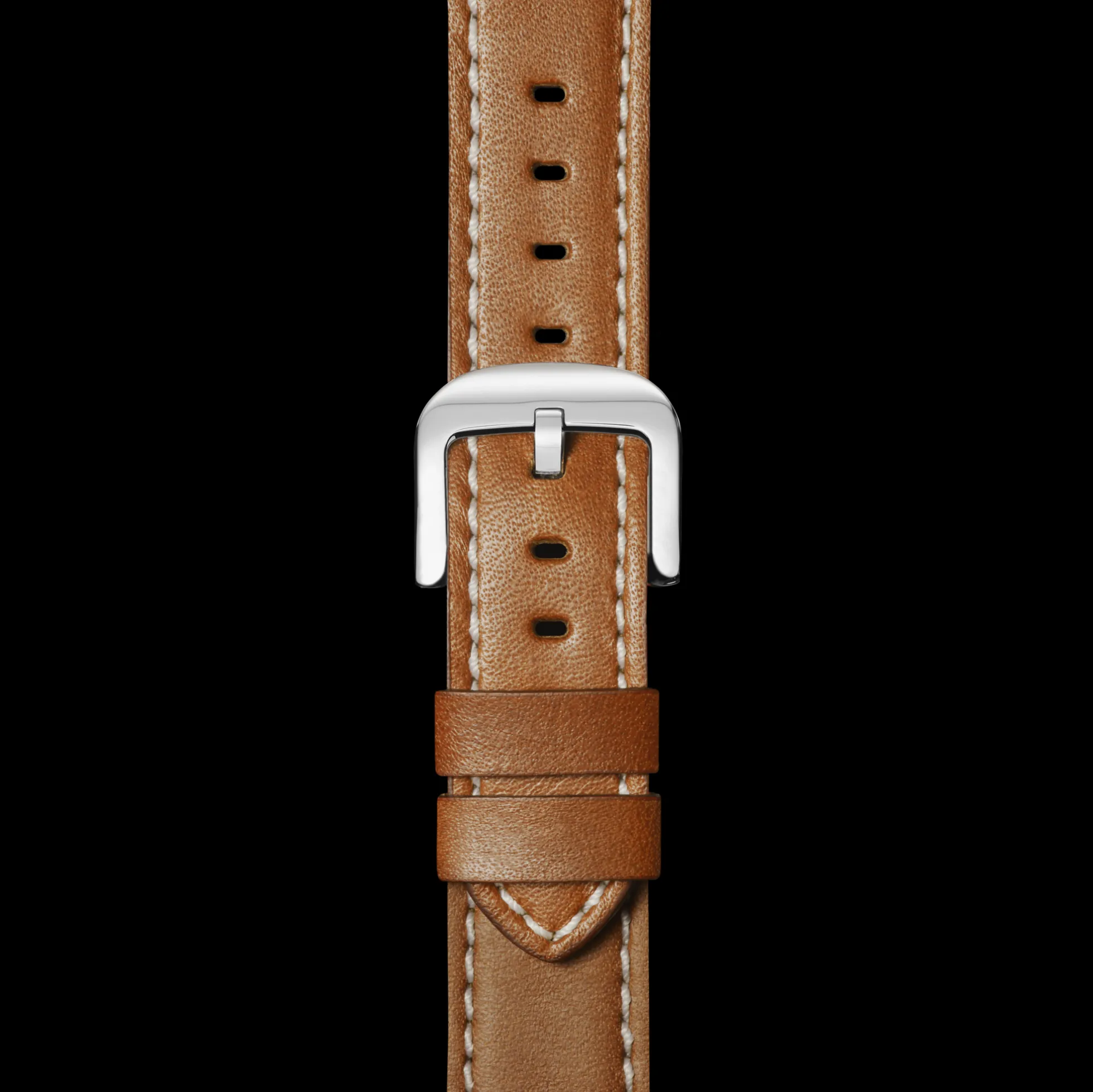 22mm Tan Leather Watch Strap