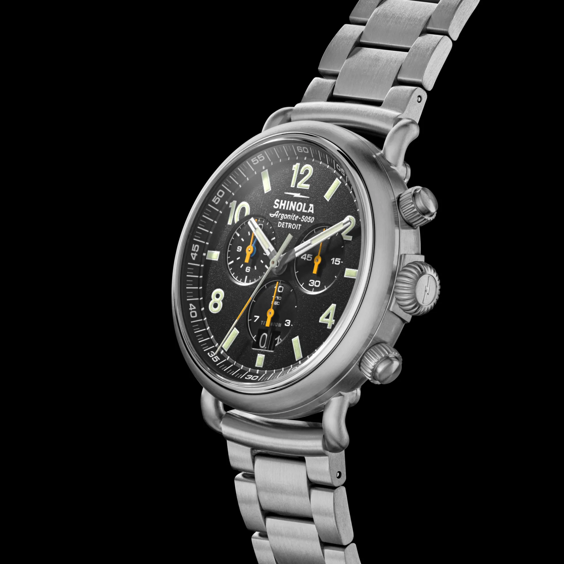 Runwell Chronograph West Wind Watch Gift Set with Additional Strap