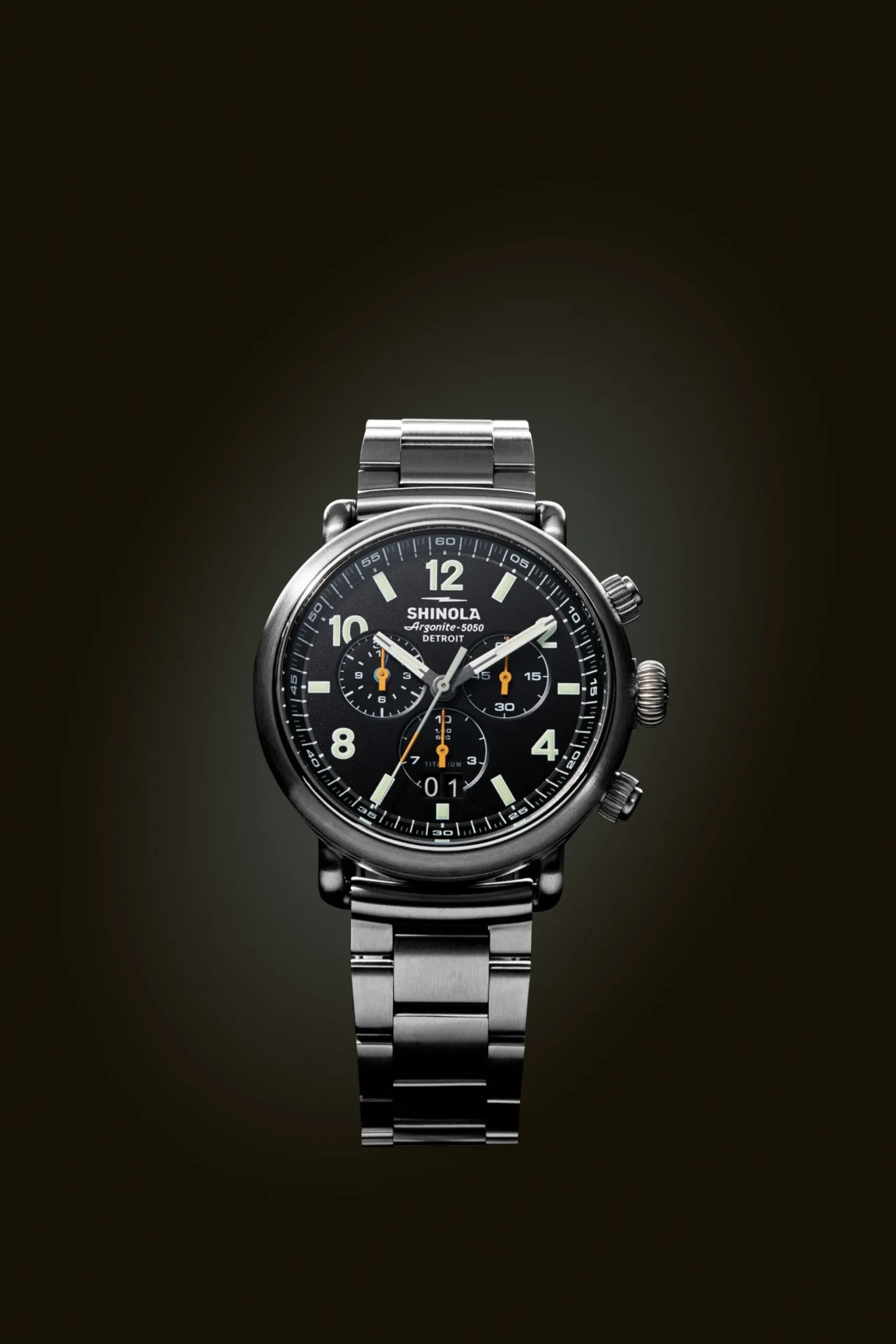 Runwell Chronograph West Wind Watch Gift Set with Additional Strap