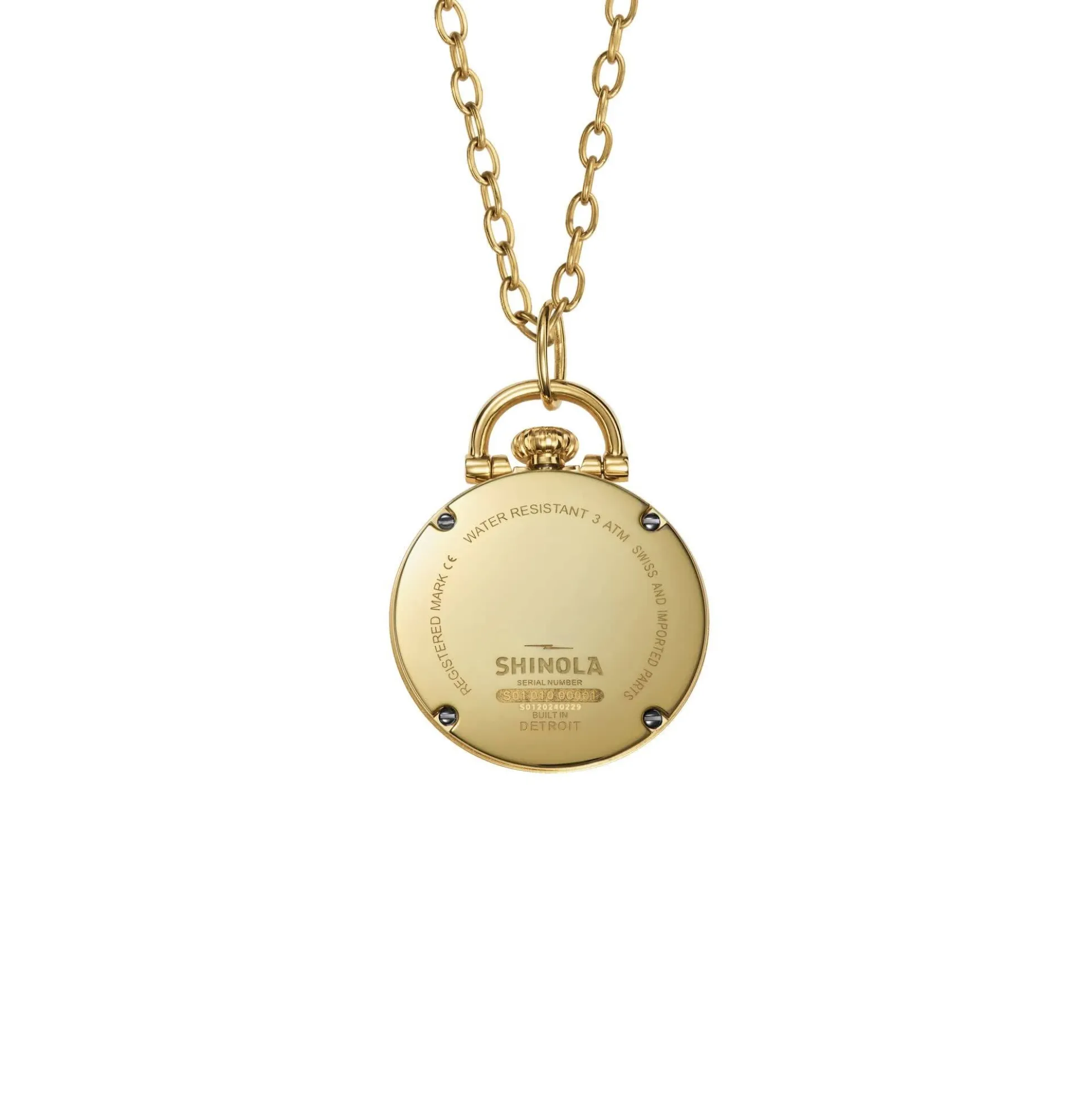 Runwell Watch Pendant Necklace