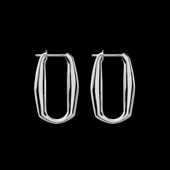 Signature Link Hoop Earrings