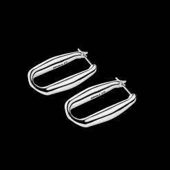 Signature Link Hoop Earrings